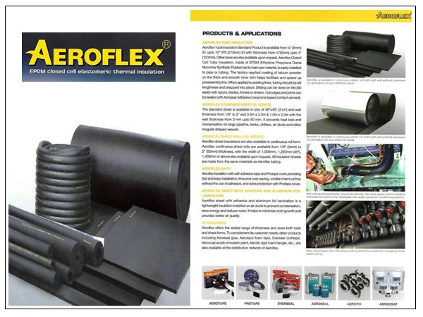 Insulasi Pipa Aeroflex Sheet 1 Inch (25 mm)