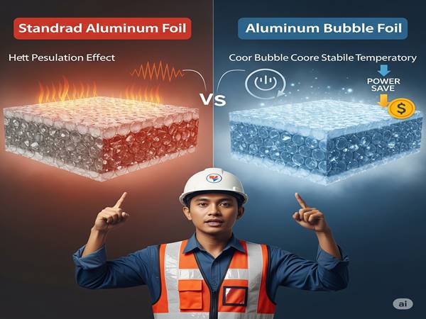 Lebih Sejuk, Lebih Hemat: Keunggulan Aluminium Bubble Foil Dibanding Foil Biasa