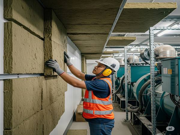 Pemasangan Rockwool di Ruang Genset atau Mesin: Solusi Efektif untuk Reduksi Bising Industri di Surabaya