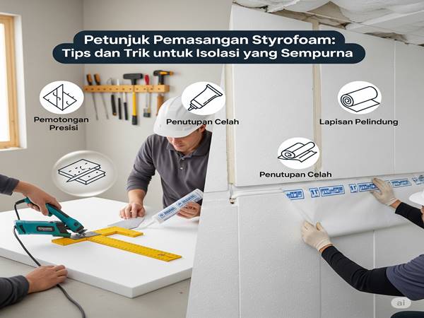 Petunjuk Pemasangan Styrofoam: Tips dan Trik untuk Isolasi yang Sempurna