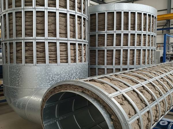 Plat Galvanis: Penopang Struktural Insulasi Ducting & Tangki