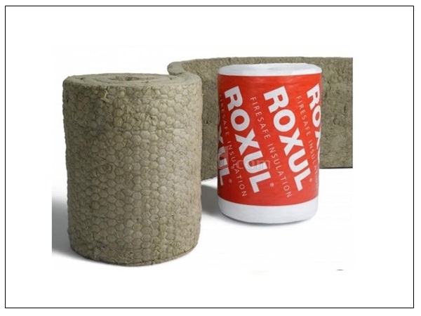 Rockwool Blanket Density 80 kg/m3, T : 25 mm, Size/roll : 60 cm x 5 mtr