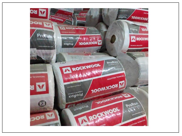 Rockwool Wire Blanket Density 100 kg/m3, T : 50 mm, Size/roll : 60 cm x 5 mtr